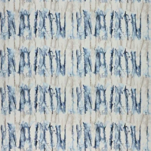Takara Embroidery Fabric from Harlequin Signature collection - blue misc embroideried