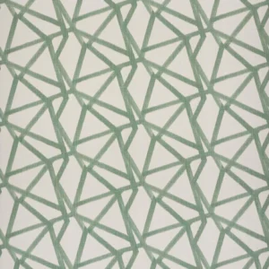 Sumi Ikat Fabric from Harlequin Signature collection - green geometric printed