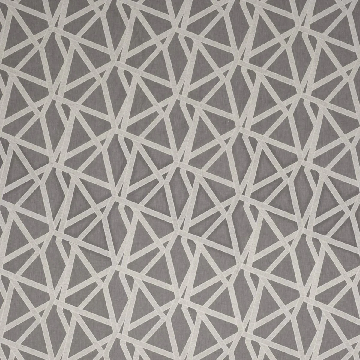 Sumi Embroidery Fabric - Fog by Sumi Embroidery Fabric from Harlequin Signature collection - black-grey geometric embroideried