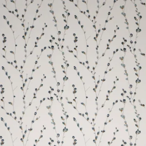 Salice Embroidery Fabric from Harlequin Signature collection - blue botanical embroideried