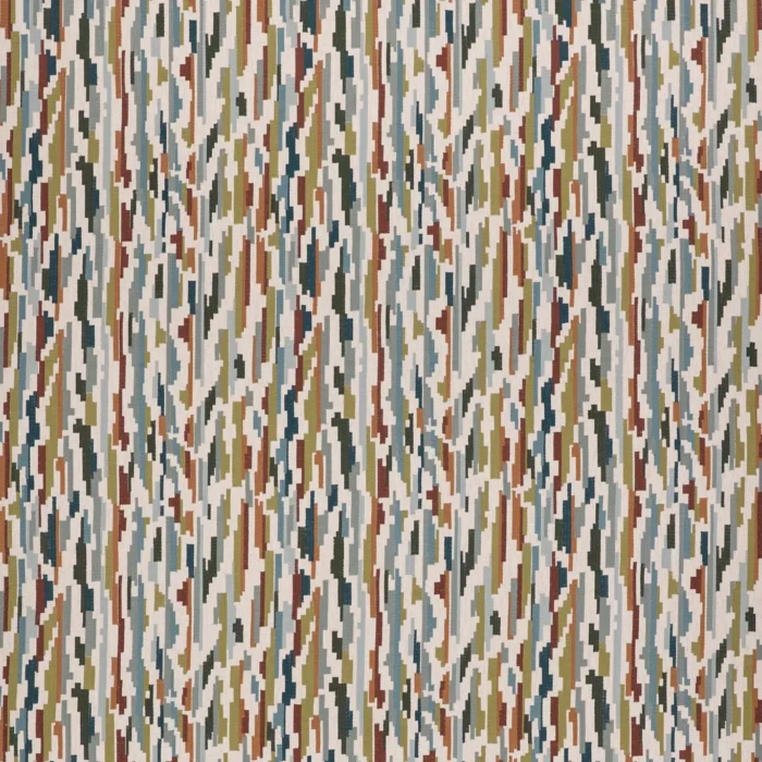 Nuru Embroidery Fabric - Rosewood / Limpet / Aloe swatch