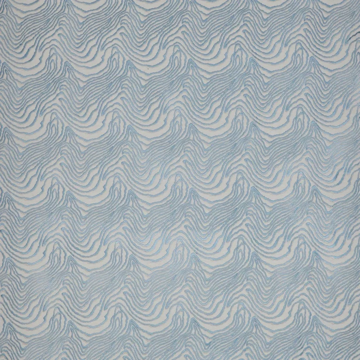 Formation Embroidery Fabric - Powder by Formation Embroidery Fabric from Harlequin Signature collection - blue contemporary embroideried