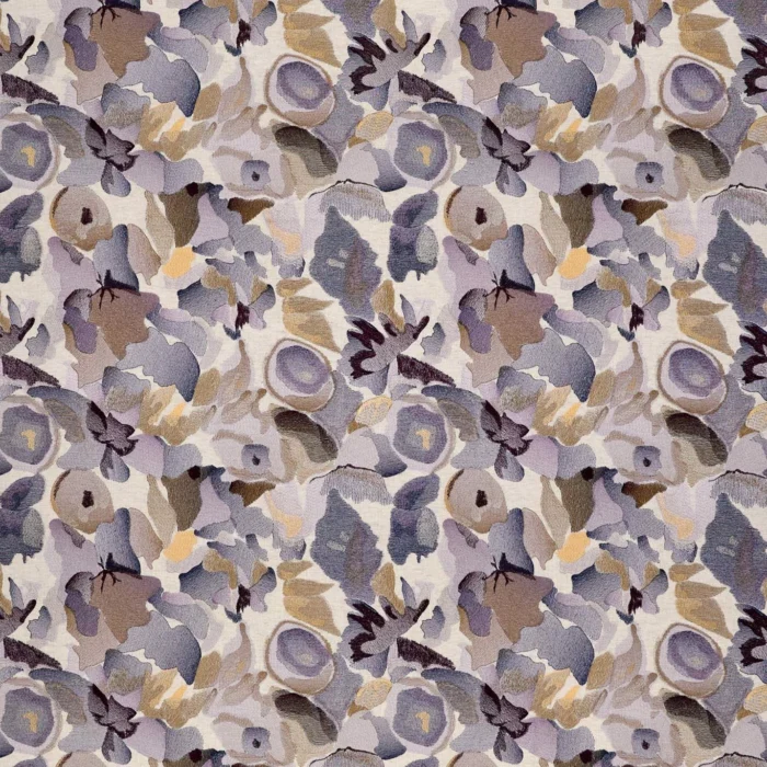 Flores Embroidery Fabric - Cassia / Heather / Julip swatch