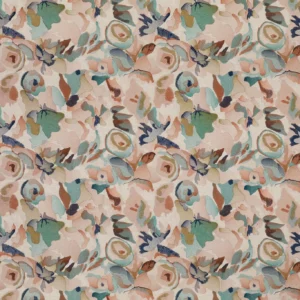 Flores Embroidery Fabric from Harlequin Signature collection - brown contemporary embroideried