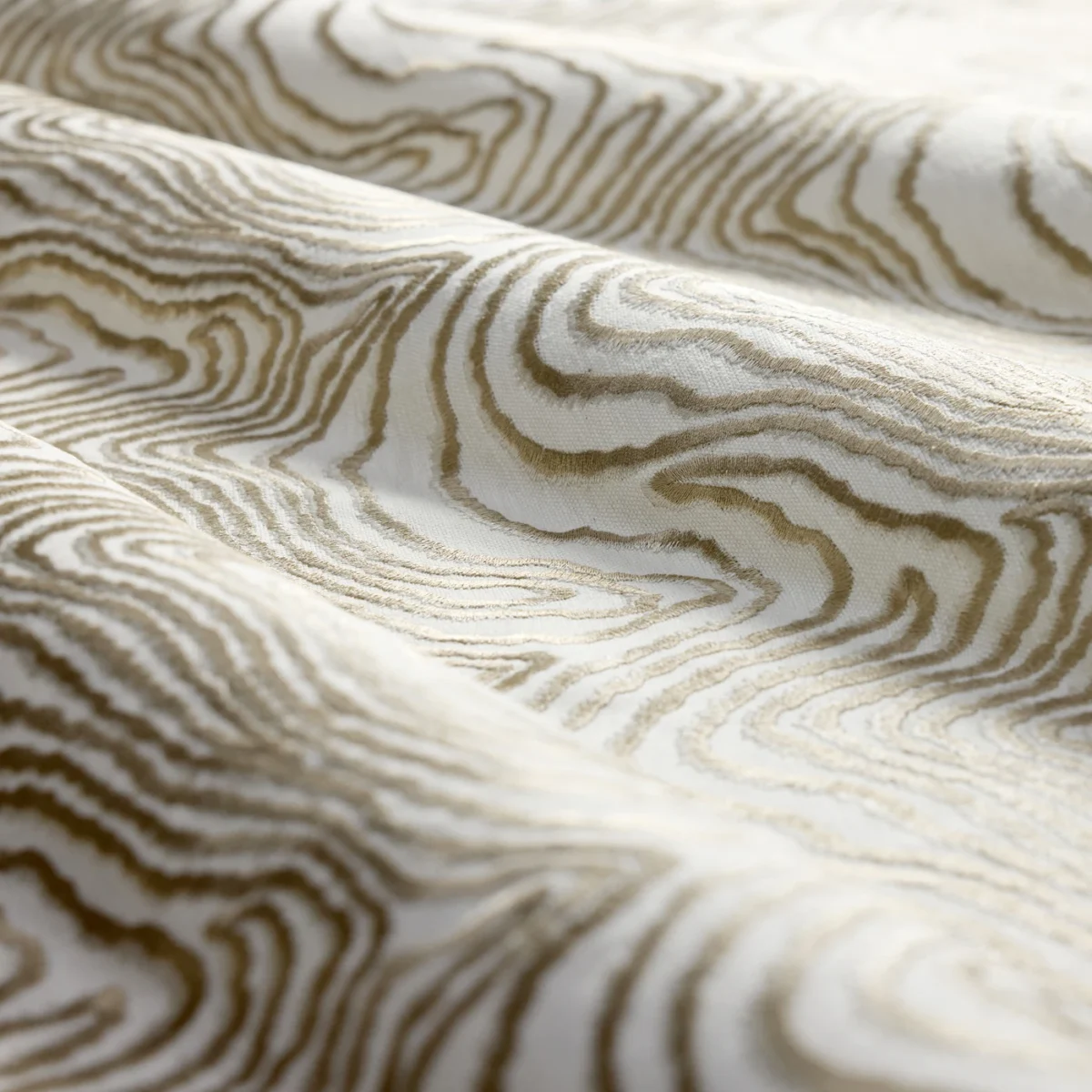 Formation Embroidery Fabric - Clay by Formation Embroidery Fabric from Harlequin Signature collection - neutral contemporary embroideried