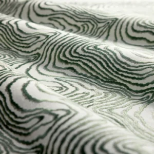 Formation Embroidery Fabric from Harlequin Signature collection - green contemporary embroideried