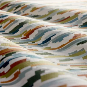 Nuru Embroidery Fabric from Harlequin Signature collection - multicolour contemporary embroideried