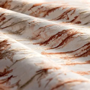 Takara Embroidery Fabric from Harlequin Signature collection - red misc embroideried