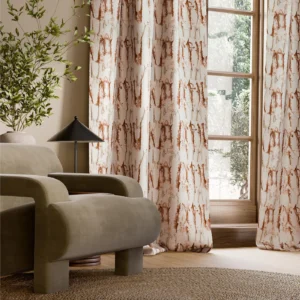 Takara Embroidery Fabric from Harlequin Signature collection - red misc embroideried