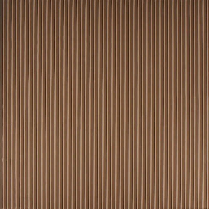 Repp Stripe Fabric - Umber fabric swatch FRL5414/01