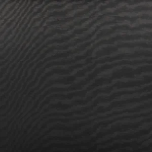 Grosgrain Moire Fabric from Ralph Lauren Saddlebrook collection - black-grey contemporary cotton