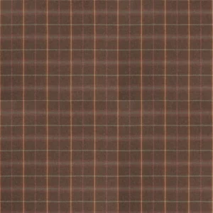 Denis Tattersall Fabric from Ralph Lauren Saddlebrook collection - brown checked woolen