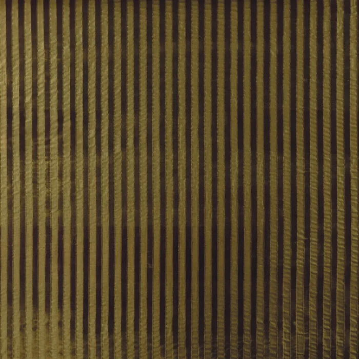 Brettingham Stripe Fabric - Gold fabric swatch FRL5421/03