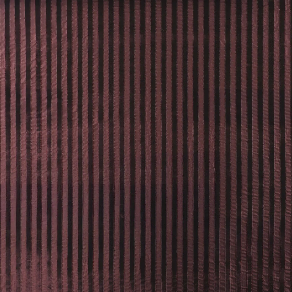 Brettingham Stripe Fabric - Burgundy by Brettingham Stripe Fabric from Ralph Lauren Saddlebrook collection - purple striped woven