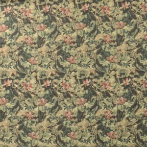 Blackwoods Tapestry Fabric from Ralph Lauren Saddlebrook collection - green botanical jacquard
