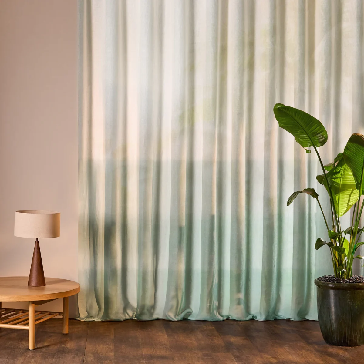 Altura Fabric - Cloud by Altura Fabric from Harlequin Ondara collection - blue contemporary voile-sheer
