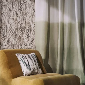 Altura Fabric from Harlequin Ondara collection - green contemporary voile-sheer