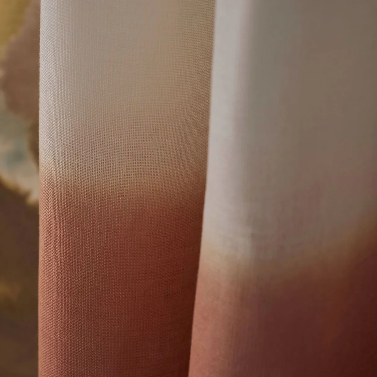 Altura Fabric - Burnt by Altura Fabric from Harlequin Ondara collection - red contemporary voile-sheer