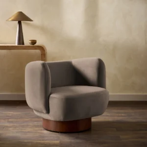 Heatherton Velvet Fabric from Harlequin Performance Velvet Heatherton collection - brown plain velvet-chenille