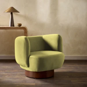 Heatherton Velvet Fabric from Harlequin Performance Velvet Heatherton collection - green plain velvet-chenille