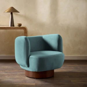 Heatherton Velvet Fabric from Harlequin Performance Velvet Heatherton collection - blue plain velvet-chenille