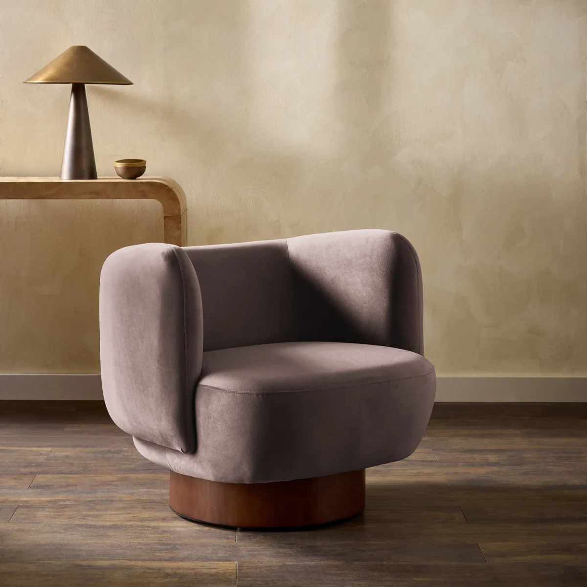 Heatherton Velvet Fabric - Heather by Heatherton Velvet Fabric from Harlequin Performance Velvet Heatherton collection - purple plain velvet-chenille