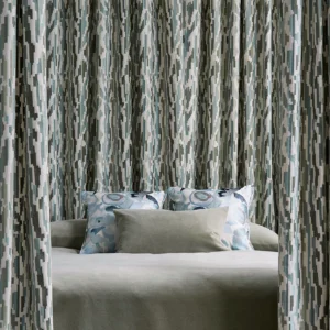 Heatherton Velvet Fabric from Harlequin Performance Velvet Heatherton collection - green plain velvet-chenille