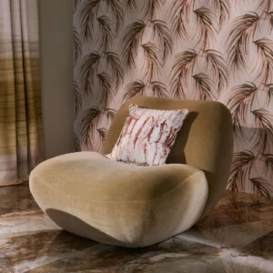 Heatherton Velvet Fabric from Harlequin Performance Velvet Heatherton collection - yellow plain velvet-chenille