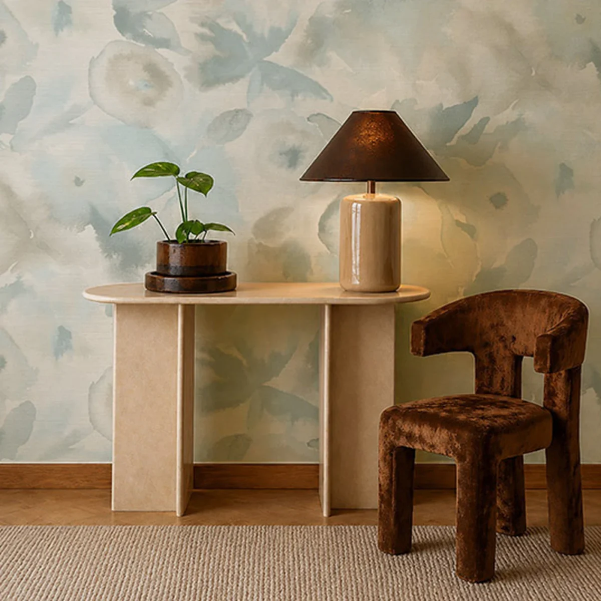 Flores Wallpaper from Harlequin Signature Wallpapers collection - black-grey contemporary