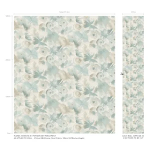 Flores Wallpaper from Harlequin Signature Wallpapers collection - black-grey contemporary