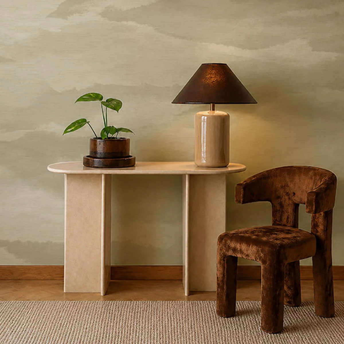 Minako Wallpaper from Harlequin Signature Wallpapers collection - neutral contemporary