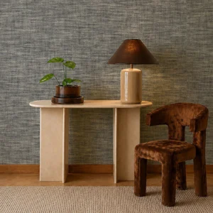 Mineral Wallpaper from Harlequin Signature Wallpapers collection - black-grey contemporary