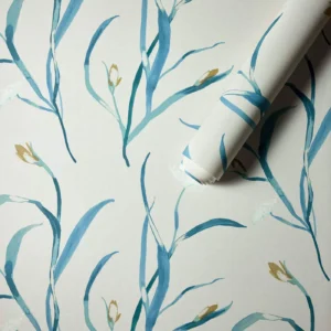 Saona Wallpaper from Harlequin Signature Wallpapers collection - blue botanical