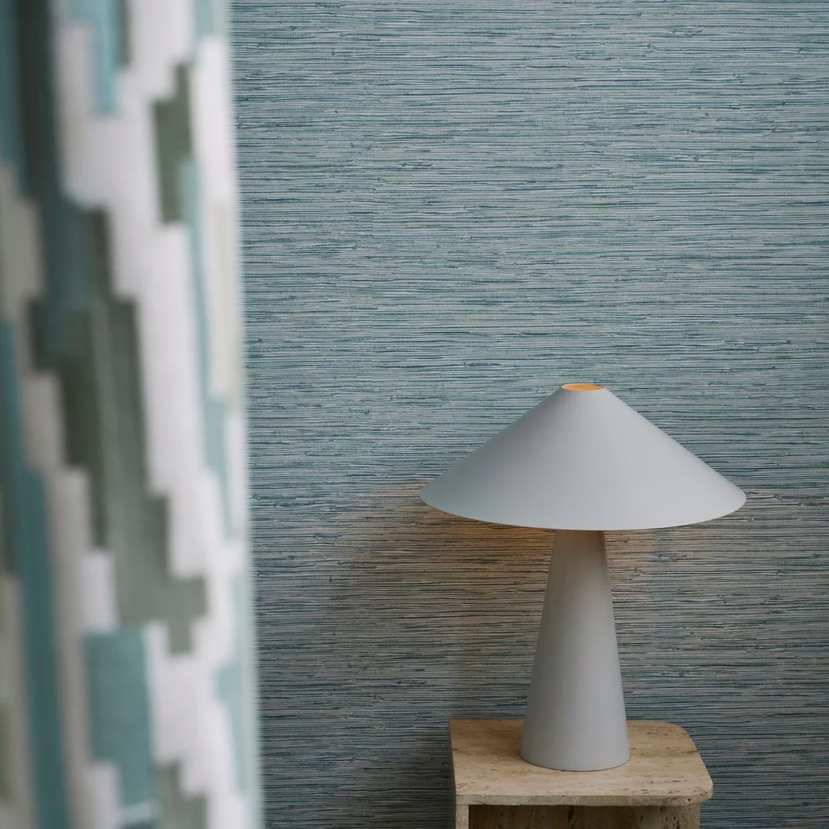 Seri Wallpaper from Harlequin Signature Wallpapers collection - blue contemporary
