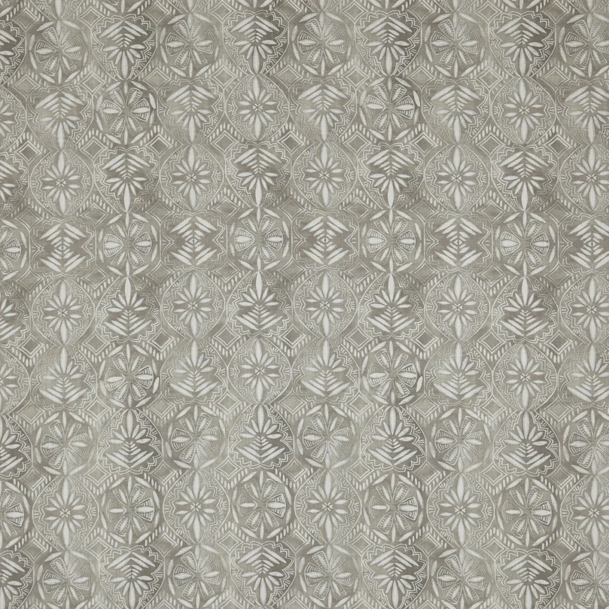 Stella Fabric from Prestigious Textiles Revival collection - black-grey misc printed
