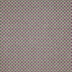 Peggy Fabric from Prestigious Textiles Revival collection - purple checked velvet-chenille
