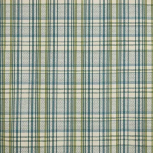 Joel Fabric from Prestigious Textiles Revival collection - green checked woven