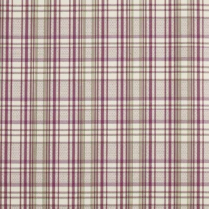 Joel Fabric from Prestigious Textiles Revival collection - purple checked woven
