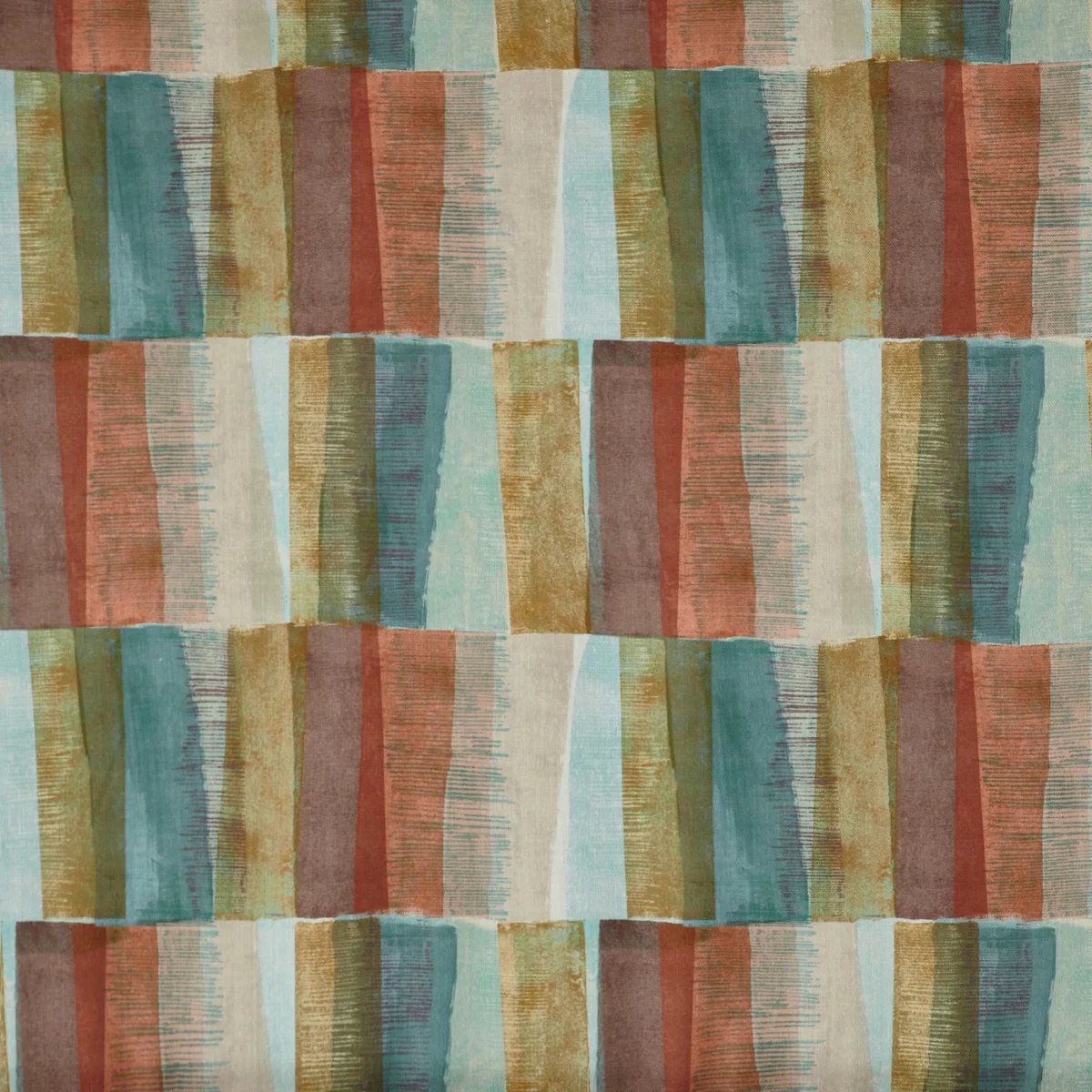 Eugene Fabric - Sunrise by Eugene Fabric from Prestigious Textiles Revival collection - multicolour contemporary printed