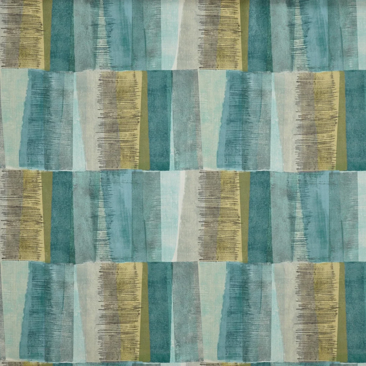 Eugene Fabric - Reef by Eugene Fabric from Prestigious Textiles Revival collection - blue contemporary printed