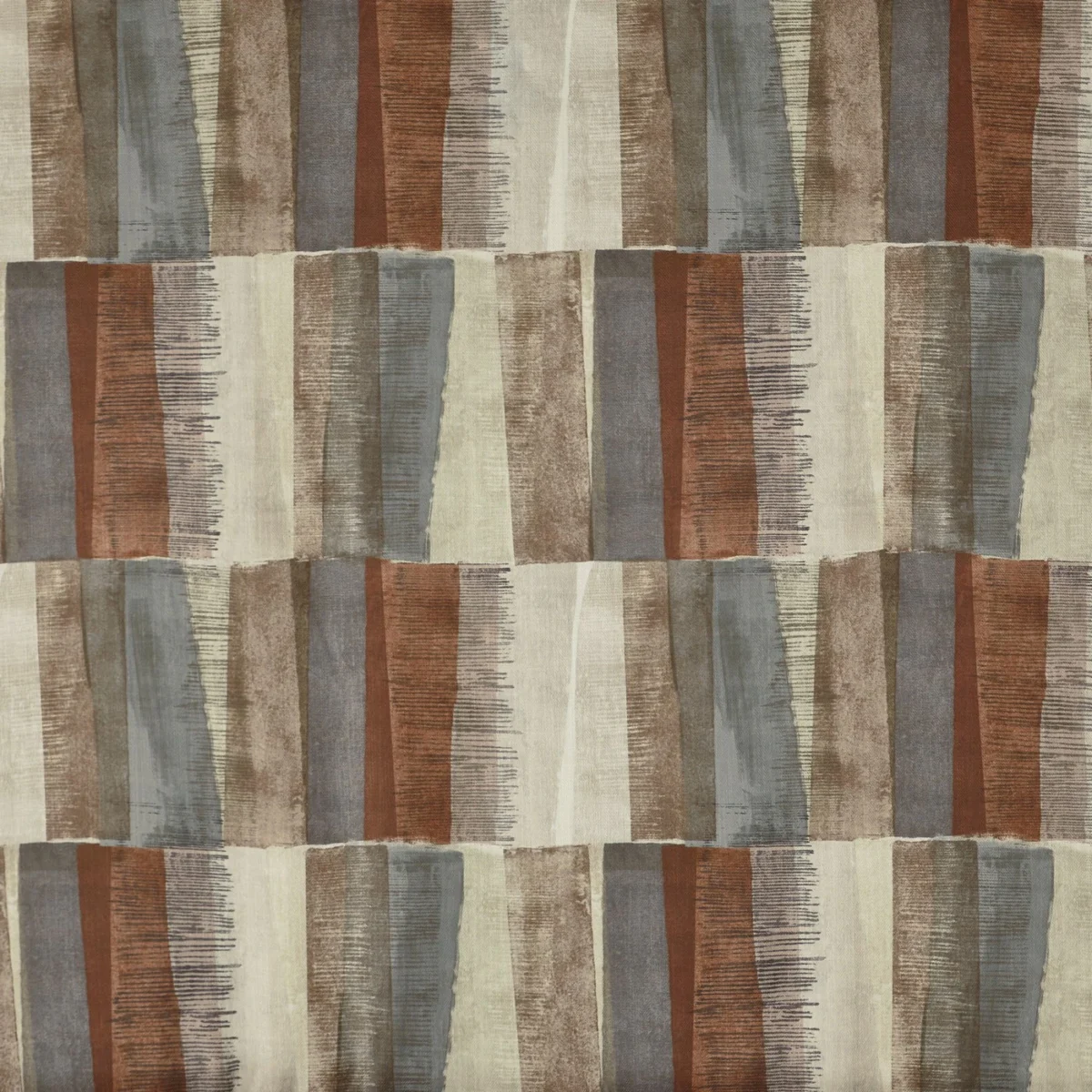 Eugene Fabric - Cinnamon by Eugene Fabric from Prestigious Textiles Revival collection - brown contemporary printed