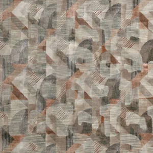 Clifford Fabric from Prestigious Textiles Revival collection - brown contemporary velvet-chenille