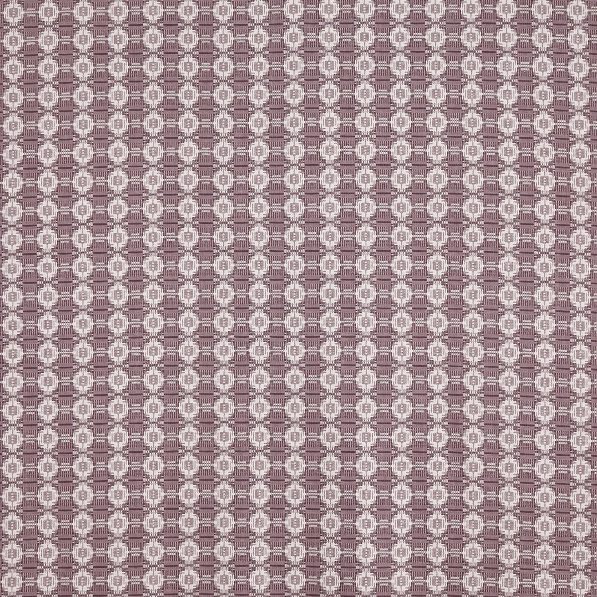 Benedict Fabric from Prestigious Textiles Revival collection - purple spotted jacquard