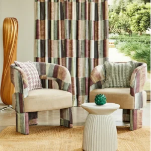 Eugene Fabric from Prestigious Textiles Revival collection - multicolour contemporary printed