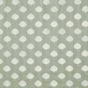 Tavola Fabric from Prestigious Textiles Florence collection - green spotted embroideried