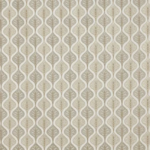 Soffiana Fabric from Prestigious Textiles Florence collection - green geometric embroideried
