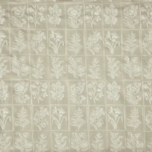 Paperino Fabric from Prestigious Textiles Florence collection - neutral botanical embroideried