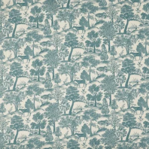 Montelaro Fabric from Prestigious Textiles Florence collection - blue botanical printed