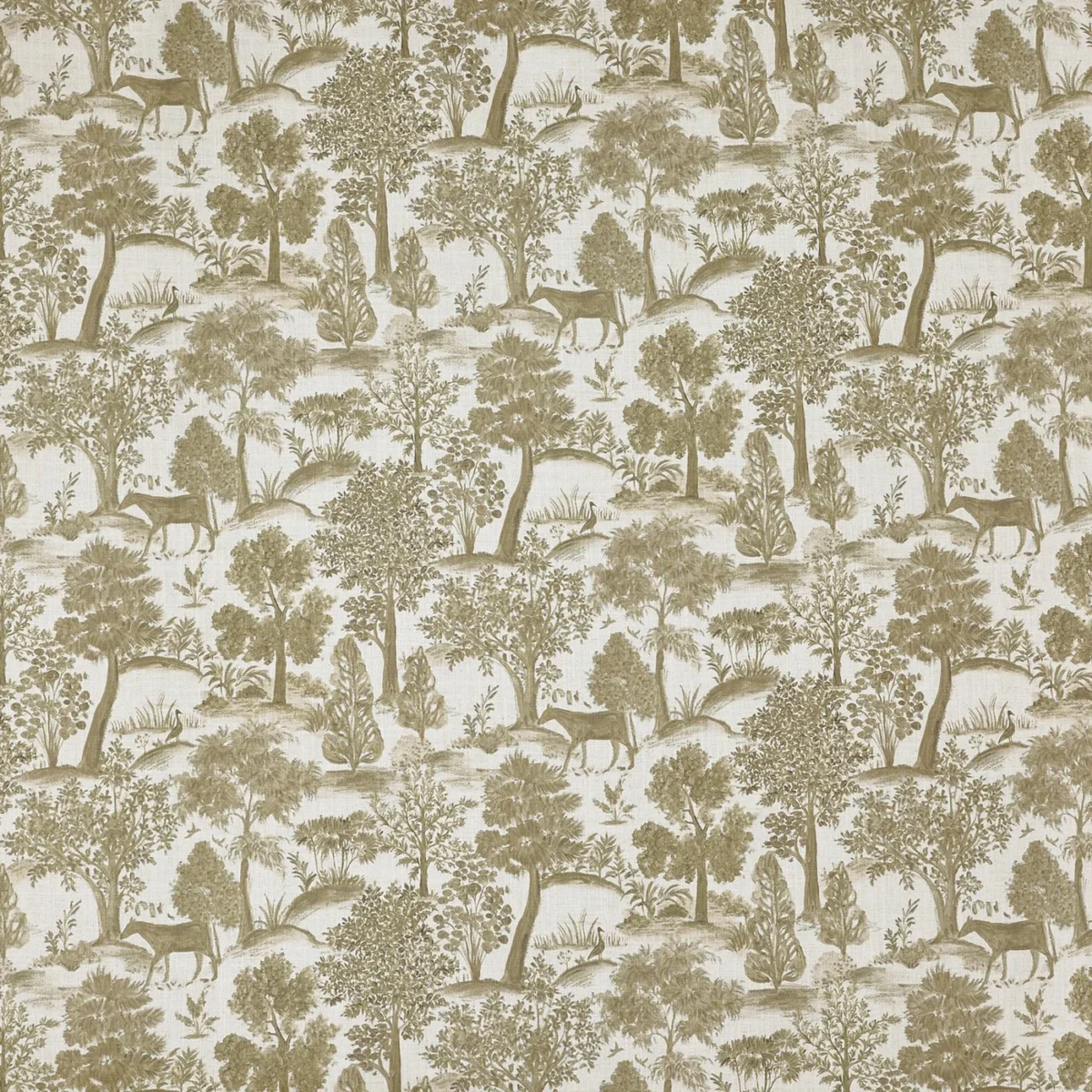 Montelaro Fabric - Antique by Montelaro Fabric from Prestigious Textiles Florence collection - yellow botanical printed
