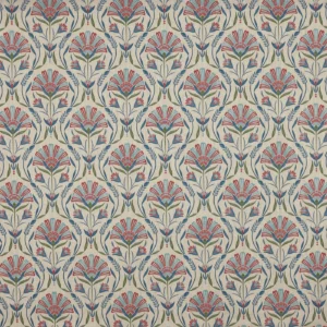 Petunia Fabric from Prestigious Textiles Cottage Charm collection - purple botanical printed